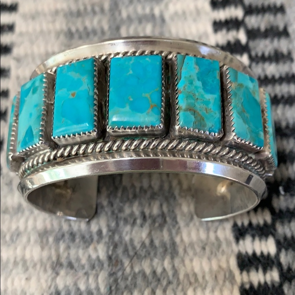 💥 Sterling and turquoise bracelet